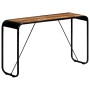 Solid untreated mango wood console table 140x35x76 cm by vidaXL, Side tables - Ref: Foro24-247869, Price: 107,99 €, Discount: %