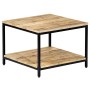 Mesa de centro de madera maciza de mango 60x60x45 cm de vidaXL, Mesas de centro - Ref: Foro24-247817, Precio: 143,36 €, Descu...