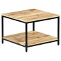 Mesa de centro de madera maciza de mango 60x60x45 cm de vidaXL, Mesas de centro - Ref: Foro24-247817, Precio: 143,99 €, Descu...