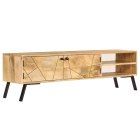 Mueble de TV madera maciza de mango 140x30x40 cm de vidaXL, Muebles TV - Ref: Foro24-246154, Precio: 214,07 €, Descuento: %