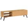 Solid mango wood TV cabinet 140x30x40 cm by vidaXL, TV Furniture - Ref: Foro24-246154, Price: 242,75 €, Discount: %