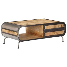 Solid mango wood coffee table 100x50x35 cm by vidaXL, Coffee table - Ref: Foro24-247804, Price: 273,46 €, Discount: %