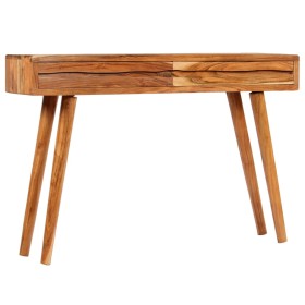 Mesa consola cajones tallados madera maciza acacia 118x30x80cm de vidaXL, Mesas auxiliares - Ref: Foro24-244975, Precio: 198,...