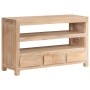 Mueble para TV madera maciza acacia marrón claro 90x30x55 cm de vidaXL, Muebles TV - Ref: Foro24-246103, Precio: 221,12 €, De...