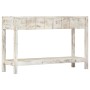 Mesa consola de madera maciza de mango 120x35x75 cm de vidaXL, Mesas auxiliares - Ref: Foro24-247889, Precio: 239,97 €, Descu...