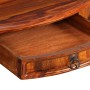 Mesa consola semicircular madera maciza sheesham 90x40x76 cm de vidaXL, Aparadores - Ref: Foro24-245157, Precio: 173,14 €, De...