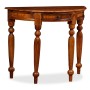 Mesa consola semicircular madera maciza sheesham 90x40x76 cm de vidaXL, Aparadores - Ref: Foro24-245157, Precio: 173,14 €, De...