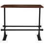 Dark brown recycled solid wood bar table 150x70x107 cm by vidaXL, Kitchen and dining tables - Ref: Foro24-245384, Price: 408,...