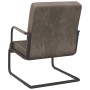 Silla voladiza de terciopelo gris claro de vidaXL, Sillones - Ref: Foro24-325788, Precio: 125,56 €, Descuento: %