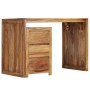 Escritorio de madera maciza de sheesham 110x55x76 cm de vidaXL, Escritorios - Ref: Foro24-246216, Precio: 447,60 €, Descuento: %