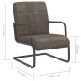 Silla voladiza de terciopelo gris claro de vidaXL, Sillones - Ref: Foro24-325788, Precio: 125,56 €, Descuento: %