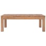 Couchtisch aus massivem Teakholz mit natürlichem Finish, 110 x 60 x 40 cm von vidaXL, Couchtisch - Ref: Foro24-246955, Preis:...