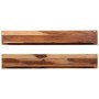 Wall shelves 2 pcs solid sheesham wood 169x26x20 cm by vidaXL, Shelves and shelves - Ref: Foro24-247932, Price: 205,99 €, Dis...