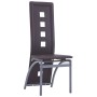 Dining chairs 4 units brown synthetic leather by vidaXL, dining chairs - Ref: Foro24-281710, Price: 197,33 €, Discount: %