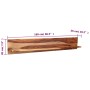 Wall shelves 2 pcs solid sheesham wood 169x26x20 cm by vidaXL, Shelves and shelves - Ref: Foro24-247932, Price: 205,99 €, Dis...