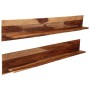 Wall shelves 2 pcs solid sheesham wood 169x26x20 cm by vidaXL, Shelves and shelves - Ref: Foro24-247932, Price: 205,99 €, Dis...