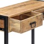 Mesa consola de madera maciza de mango 90x30x75 cm de vidaXL, Mesas auxiliares - Ref: Foro24-247920, Precio: 196,09 €, Descue...