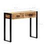 Mesa consola de madera maciza de mango 90x30x75 cm de vidaXL, Mesas auxiliares - Ref: Foro24-247920, Precio: 196,09 €, Descue...