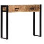 Mesa consola de madera maciza de mango 90x30x75 cm de vidaXL, Mesas auxiliares - Ref: Foro24-247920, Precio: 196,09 €, Descue...