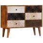 Sideboard with solid mango wood print 90x30x70 cm by vidaXL, Sideboards - Ref: Foro24-247916, Price: 255,59 €, Discount: %