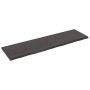 Wandregal aus dunkelbraun behandeltem Eichenholz, 180 x 50 x (2-4) cm von vidaXL, Regale und Regale - Ref: Foro24-363840, Pre...