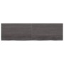 Dark brown treated oak wood wall shelf 180x50x(2-4)cm by vidaXL, Shelves and shelves - Ref: Foro24-363840, Price: 87,45 €, Di...