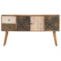 Sideboard with solid mango wood print 130x30x70 cm by vidaXL, Sideboards - Ref: Foro24-247917, Price: 245,99 €, Discount: %