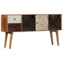 Sideboard with solid mango wood print 130x30x70 cm by vidaXL, Sideboards - Ref: Foro24-247917, Price: 245,99 €, Discount: %