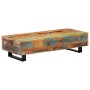 Solid recycled wood and steel coffee table 120x50x30 cm by vidaXL, Side tables - Ref: Foro24-247912, Price: 154,32 €, Discoun...