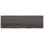 Estante pared madera roble tratada marrón oscuro 200x60x(2-4)cm de vidaXL, Estantes y estanterías - Ref: Foro24-363850, Preci...