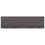 Estante pared madera roble tratada marrón oscuro 180x50x(2-6)cm de vidaXL, Estantes y estanterías - Ref: Foro24-363841, Preci...