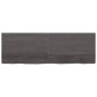 Dark brown treated oak wood wall shelf 180x60x(2-6)cm by vidaXL, Shelves and shelves - Ref: Foro24-363843, Price: 119,15 €, D...