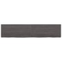 Wall shelf made of dark brown treated oak wood 180x40x(2-6)cm by vidaXL, Shelves and shelves - Ref: Foro24-363839, Price: 88,...