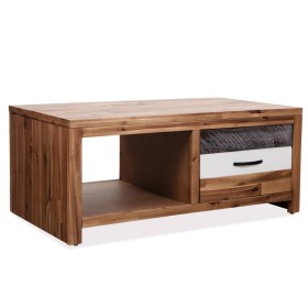 Couchtisch aus massivem Akazienholz, 90 x 50 x 37,5 cm von vidaXL, Couchtisch - Ref: Foro24-246043, Preis: 152,99 €, Rabatt: %