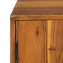 Aparador madera maciza de acacia marrón 110x30x70 cm de vidaXL, Aparadores - Ref: Foro24-246142, Precio: 277,10 €, Descuento: %