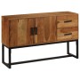 Solid brown acacia wood sideboard 110x30x70 cm by vidaXL, Sideboards - Ref: Foro24-246142, Price: 267,46 €, Discount: %