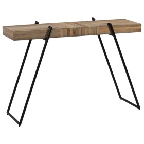 Mesa consola de teca reciclada 120x35x81 cm de vidaXL, Mesas auxiliares - Ref: Foro24-246089, Precio: 112,89 €, Descuento: %