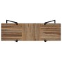 Recycled teak console table 120x35x81 cm by vidaXL, Side tables - Ref: Foro24-246089, Price: 146,94 €, Discount: %