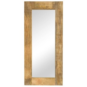 Solid mango wood mirror 50x110 cm by vidaXL, Mirrors - Ref: Foro24-246303, Price: 112,86 €, Discount: %