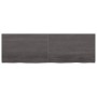 Wall shelf made of treated dark brown oak wood 160x50x(2-4)cm by vidaXL, Shelves and shelves - Ref: Foro24-363832, Price: 79,...