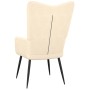 Sillón de relax de tela color crema de vidaXL, Sillones - Ref: Foro24-327547, Precio: 106,53 €, Descuento: %