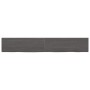 Dark brown treated oak wood wall shelf 180x30x(2-6)cm by vidaXL, Shelves and shelves - Ref: Foro24-363837, Price: 75,96 €, Di...