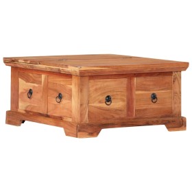 Mesa de centro de madera maciza de acacia 66x70x35 cm de vidaXL, Mesas de centro - Ref: Foro24-247723, Precio: 286,33 €, Desc...