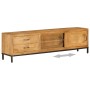 TV-Möbel aus massivem Mangoholz 140x30x40 cm von vidaXL, TV-Möbel - Ref: Foro24-246786, Preis: 305,73 €, Rabatt: %