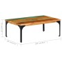 Mesa de centro madera maciza reciclada 100x60x35 cm de vidaXL, Mesas de centro - Ref: Foro24-247322, Precio: 91,99 €, Descuen...