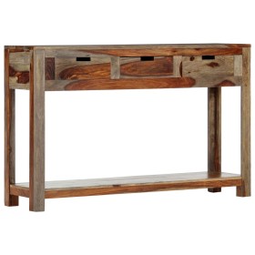 Console table with 3 drawers solid sheesham wood 120x30x75cm by vidaXL, Side tables - Ref: Foro24-247753, Price: 210,99 €, Di...