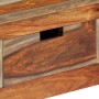 Konsolentisch mit 3 Schubladen aus massivem Sheesham-Holz, 120 x 30 x 75 cm von vidaXL, Seitentische - Ref: Foro24-247753, Pr...