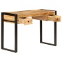 Desk table with 2 drawers solid mango wood 110x50x77 cm by vidaXL, Desks - Ref: Foro24-247400, Price: 274,99 €, Discount: %