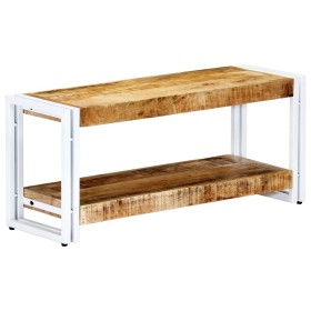 Mueble para TV de madera maciza de mango 90x30x40 cm de vidaXL, Muebles TV - Ref: Foro24-247824, Precio: 66,83 €, Descuento: %