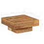 Couchtisch aus massivem Recyclingholz 70x70x30 cm von vidaXL, Couchtisch - Ref: Foro24-246420, Preis: 188,99 €, Rabatt: %